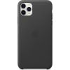 Apple iPhone 11 Pro Max Leather Cover Black