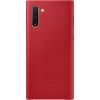 Samsung Galaxy Note 10 Leather Cover Red