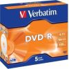 Matricas DVD-R AZO Verbatim 4.7GB 16x 5 Pack Jewel