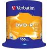 DVD-R Verbatim [ 100pcs, 4.7GB, 16x, spindle, matte silver ]
