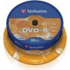 DVD-R Verbatim [ 25pcs, 4.7GB, 16x, spindle, matte silver ]