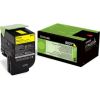 Toner Lexmark 802Y yellow | return | 1000 pgs | CX310dn / CX310n / CX410de