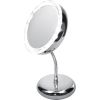 Adler AD 2159 Mirror, 4 AAA batteries, LED Lightening, Diameter 15 cm, Chrome