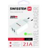 Swissten Premium Tīkla Lādētājs USB 2.1А / 10.5W Balts