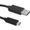 Qoltec Cable USB 3.1 Type C male | USB 3.0 A male | 0.25m