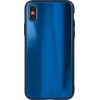 ILike iPhone XR Aurora Glass case  Dark Blue