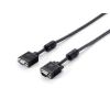 Equip VGA HD15m/HD15f with ferrite core 1.8m cable  