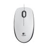 Logitech Mouse M100 Wired, No, White,