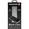 Swissten Black Core Premium Recovery Power Banka Uzlādes batereja 2.1A / USB / USB-C / 30000 mAh Melna