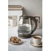 Adler Kettle AD 1286 Standard, 2200 W, 2 L, Plastic/ glass, Grey/ transparent, 360° rotational base