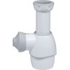 Wirquin &amp;izlietnes sifons, 1½, x 40 / 1¼ x 32 mm, bez noteces, plastmasa, balts (blister)