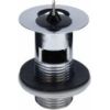 Viega izplūde ar pārplūdi, 1¼ x 60 mm, hromēts misiņš
