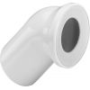 Viega WC līkums 45° balts#