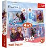 TREFL Pužļu komplekts "4 in 1" Frozen 2