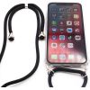 Evelatus iPhone XR Case with rope Black  Transparent