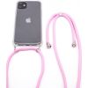 Evelatus iPhone 11 Case with rope Pink  Transparent