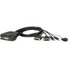 Aten 2-Port USB DVI Cable KVM Switch with Remote Port Selector