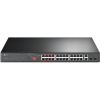 Switch|TP-LINK|TL-SL1226P|Desktop/pedestal|24x10Base-T / 100Base-TX|2x10Base-T / 100Base-TX / 1000Base-T|PoE+ ports 24|TL-SL1226P