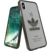 Adidas Clear Case Silikona Apvalks Priekš Apple iPhone X / XS Caurspīdīgs - Melns (EU Blister)