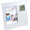 Omega OWSPF01 Digitālā Laika Stacija ar Foto Rāmīti nosaka Iekštelpu temperatūru / Termometrs / Kalendārs / Pulkstenis / Modinātājs / LCD
