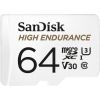 SANDISK 64GB MAX ENDURANCE microSDHC Card with Adapter