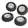 Rolly Toys Riteņi ar gumijas piepūšamam riepam traktoriem rollyTrac Air Tyres 4 gab. 409181  Vācija