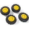 Rolly Toys Riteņi ar gumijas piepūšamam riepam traktoriem rollyTrac Air Tyres 4 gab. 409303 Vācija