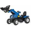 Rolly Toys Трактор педальный rollyFarmtrac New Holland  с ковшом и надувными колесами 611270 (3-8 лет) Германия