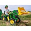 Rolly Toys Трактор педальный  rollyFarmtrac John Deere 7930 2 скорости, тормоз, съемный ковш и надувные колеса 710126 (3 - 8 лет) Германия