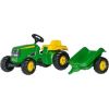 Rolly Toys Bērnu traktors ar pedāļiem ar piekabi rollyKid John Deere  (2,5-5 gadiem) 012190 Vācija