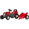 Rolly Toys Traktors ar pedāļiem un piekabi Rolly Kid Valtra 012527 (2,5-5 gadiem ) Vācija