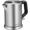 ProfiCook PC-WKS 1106 Standard kettle, Stainless steel, 2200 W, 360° rotational base, 1 L