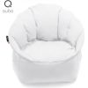 Qubo Shell Soft Pearl Paaugstināta komforta krēsls