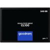 GOODRAM CL100 GEN. 3 240GB SSD, 2.5” 7mm, SATA 6 Gb/s, Read/Write: 520 / 400 MB/s