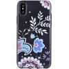 Devia Bloosom Силиконовый Чехол с Кристалами Swarovsky для Apple iPhone X / XS Черный