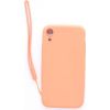 Evelatus  
       Apple  
       iPhone XR Soft Touch Silicone Case with Strap 
     Pink