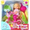 Simba Art.105731715B Evi Love My First Bike Kукла Evi с велосипедом и шлемиком