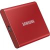 SAMSUNG T7 2TB USB3.2 Red Metallic Portable External SSD