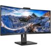 Philips 34" Curved UltraWide, 3440 x 1440 @ 100 Hz, 500 cd/m², 3000:1, 4 ms, 21:9, Anti-Glare, Flicker-free, LowBlue Mode, DisplayPort 1.4 x 1, HDMI 2.0 x 1, USB-C 3.2 Gen 2 x 1, USB 3.2 x 4, RJ45, Headphone out / 346P1CRH/00