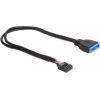 USB 2.0 pin header female > USB 3.0 pin header male 30 cm