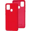 Evelatus  Samsung A21s Soft Touch Silicone Red