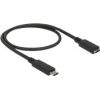 DELOCK Extension cable USB Type-C 0.5m
