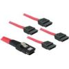 DELOCK Cable SAS intern 36pin-4x SATA(B)