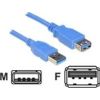 DELOCK Cable USB 3.0 ExtensionA/A 3m m/f