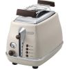 DELONGHI Icona Vintage Toaster CTOV 2103.BG 900W, Stainless steel, Crumb tray, Defrost, Beige / CTOV2103.BG