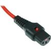 ASM IEC-PC1387 Power Cable, Male C14 plu