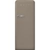 SMEG FAB28RDTP3 ledusskapis, 50's Style, 153cm Taupe