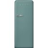 SMEG FAB28RDEG5 ledusskapis, 50's Style, 153cm Emerald Green