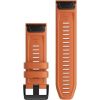 Garmin watch strap QuickFit 26mm, ember orange silicone