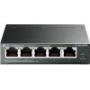 TP-Link TL-SG105PE Switch Unmanaged, Desktop, 5x10/100/1000Mbps ports, 4xPoE+ ports, PSU external, Steel case